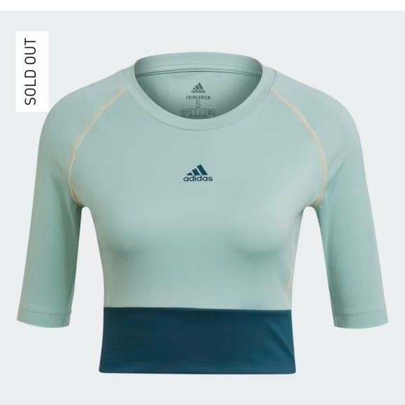 Adidas Aeroready Sport Crop Top Sz Med NWT - Picture 3 of 9